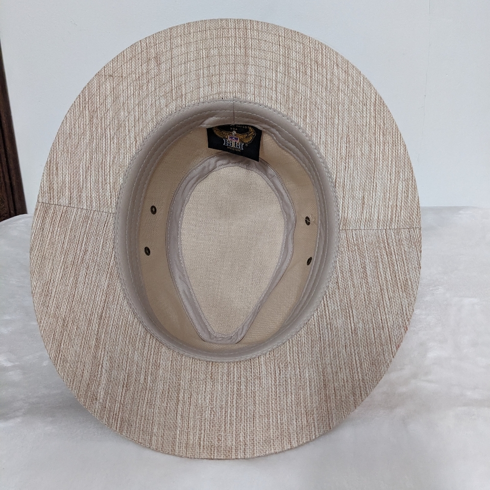 Henschel Hat Co USA Oakridge Safari Natural Linen Hat - Picture 6 of 13
